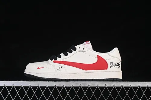 All categories Air Jordan Jordan series basketball shoes Air Jordan 1 Low high-end customized low-top sneakers Air Jordan 1 Low AJ1 Joe 1 Year of the Horse limited high-end customized low-top retro basketball shoes QW5288-140